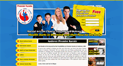 Desktop Screenshot of premierkarate.com